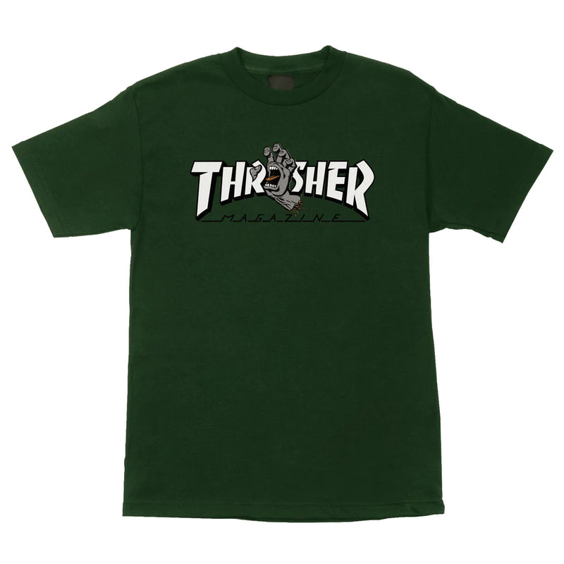 Thrasher Screaming Logo S/S Heavyweight T-Shirt Forrest Green