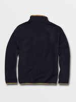 Volcom Switch Case Mock-Neck Zip Sweatshirt - Navy