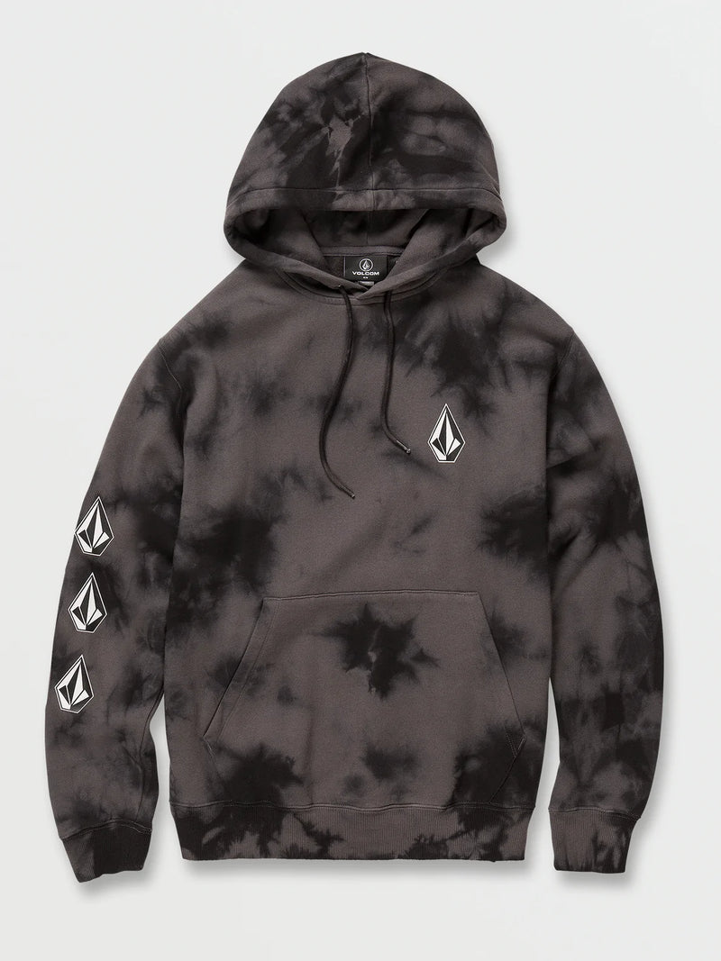 ★人気★【VOLCOM】★Iconic Stone Pullover Hooded T-shir.t★ Volcom-ICONIC STONE PLUS PULLOVER HOODIE - BLACK – Nine One