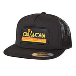 Heartlands Goods Oklahoma Native Sunset Mid Profile Trucker Hat (Various)