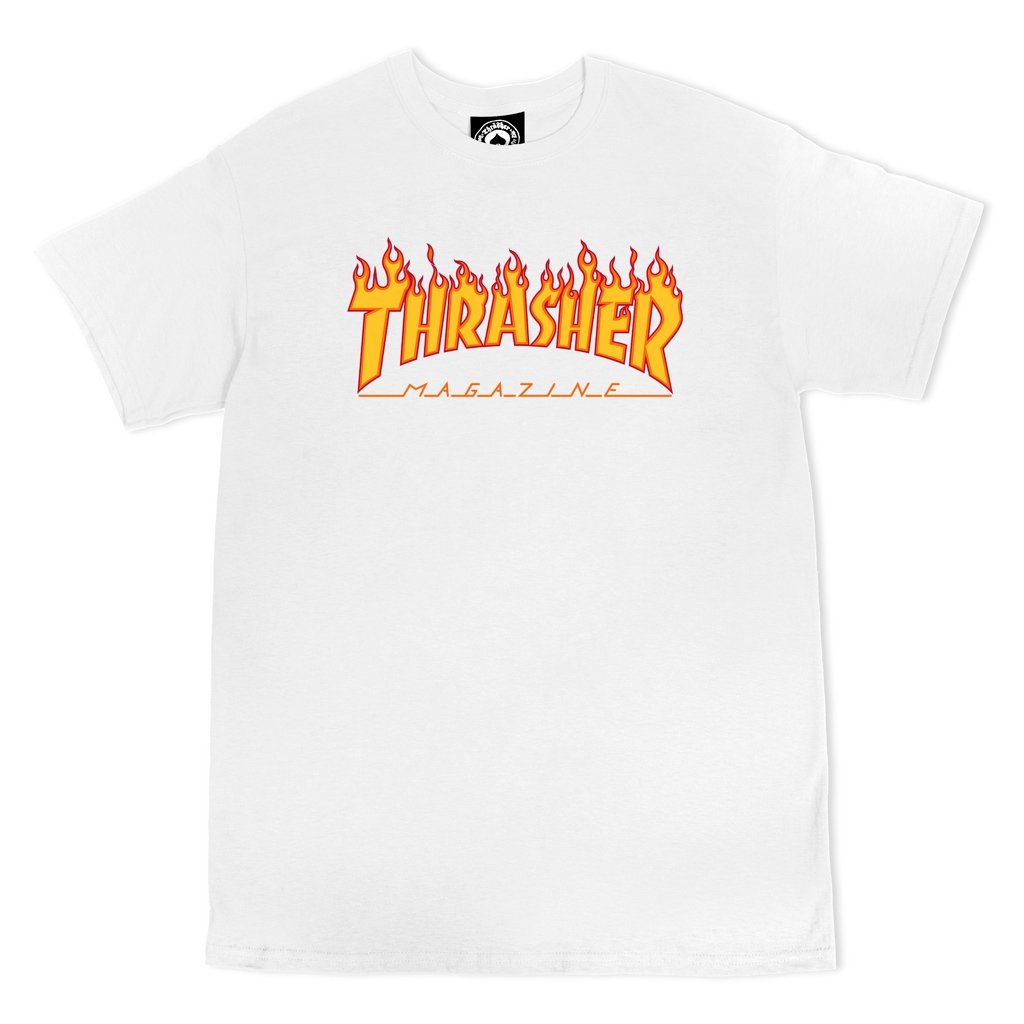 Thrasher Flame Tee (Various) – Nine One Skate